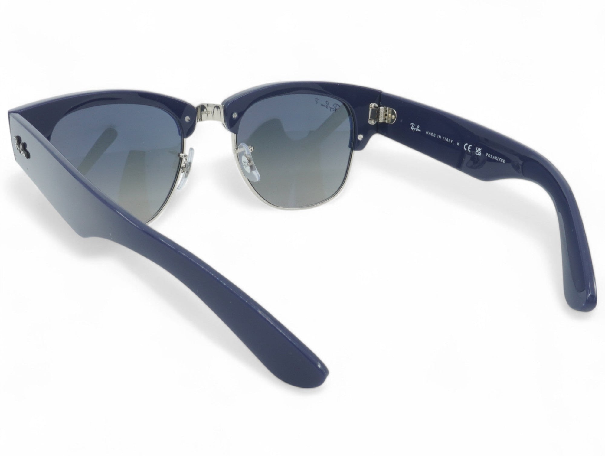 Ray-Ban Unisex Ray Ban Mega Clubmaster Polarized Sunglasses - Rb0316S-136678_53 - Image 5