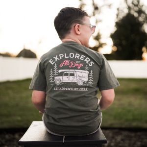 LITTLE RAD THINGS BOY'S LIMITED EDITION THE EXPLORER SHORT SLEEVE TEE