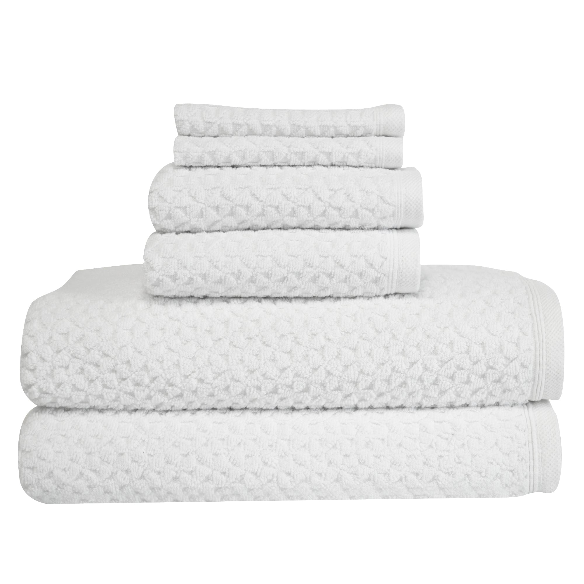 Classic Turkish Towels Hardwick %100 Turkish Cotton Towel Set of 6 - 2 Bath Towels. 2 Hand Towels & 2 Washcloths - Soft. Absorbent & Quick Dry - Image 2