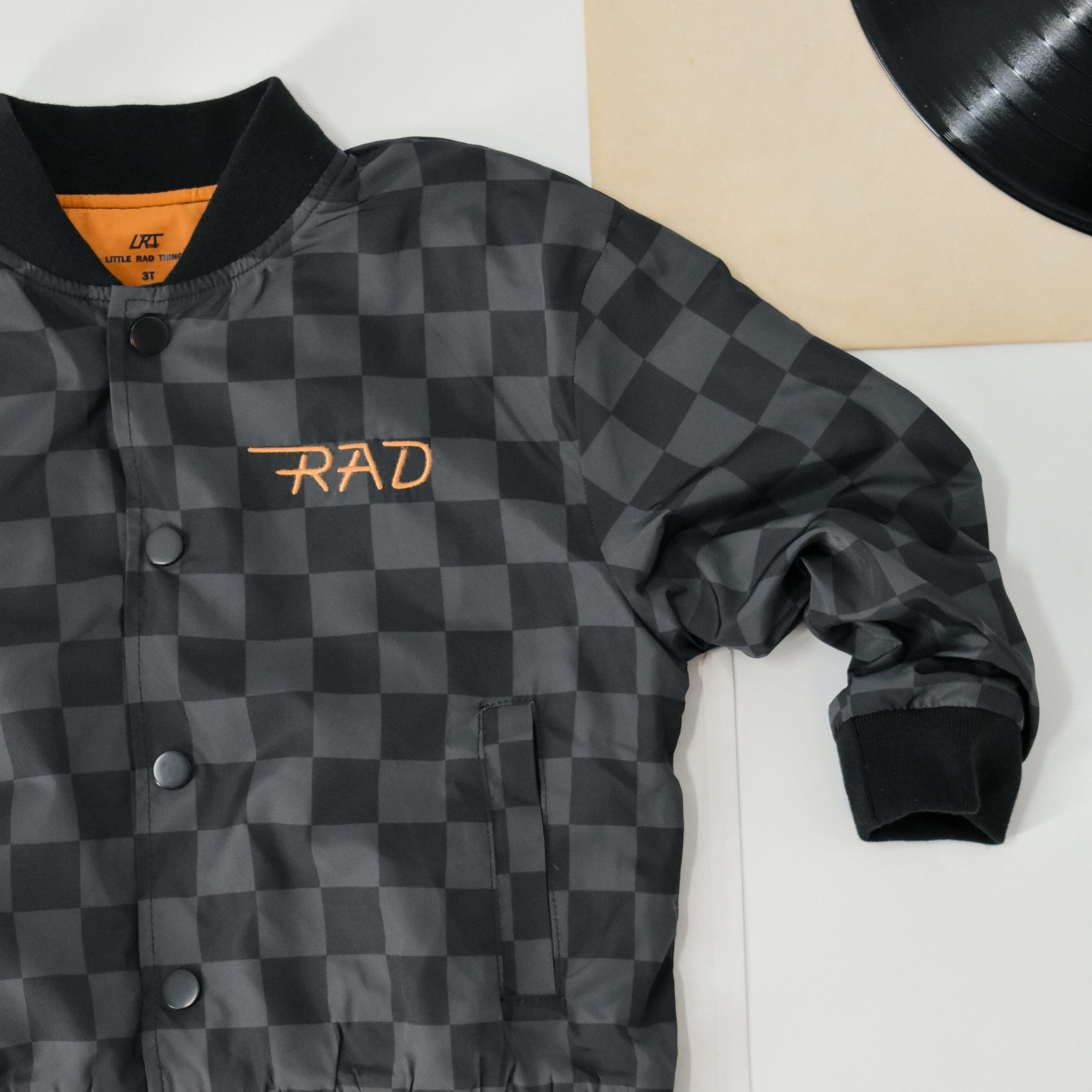 LITTLE RAD THINGS BOY'S WATERPROOF LETTERMAN JACKET - Image 7