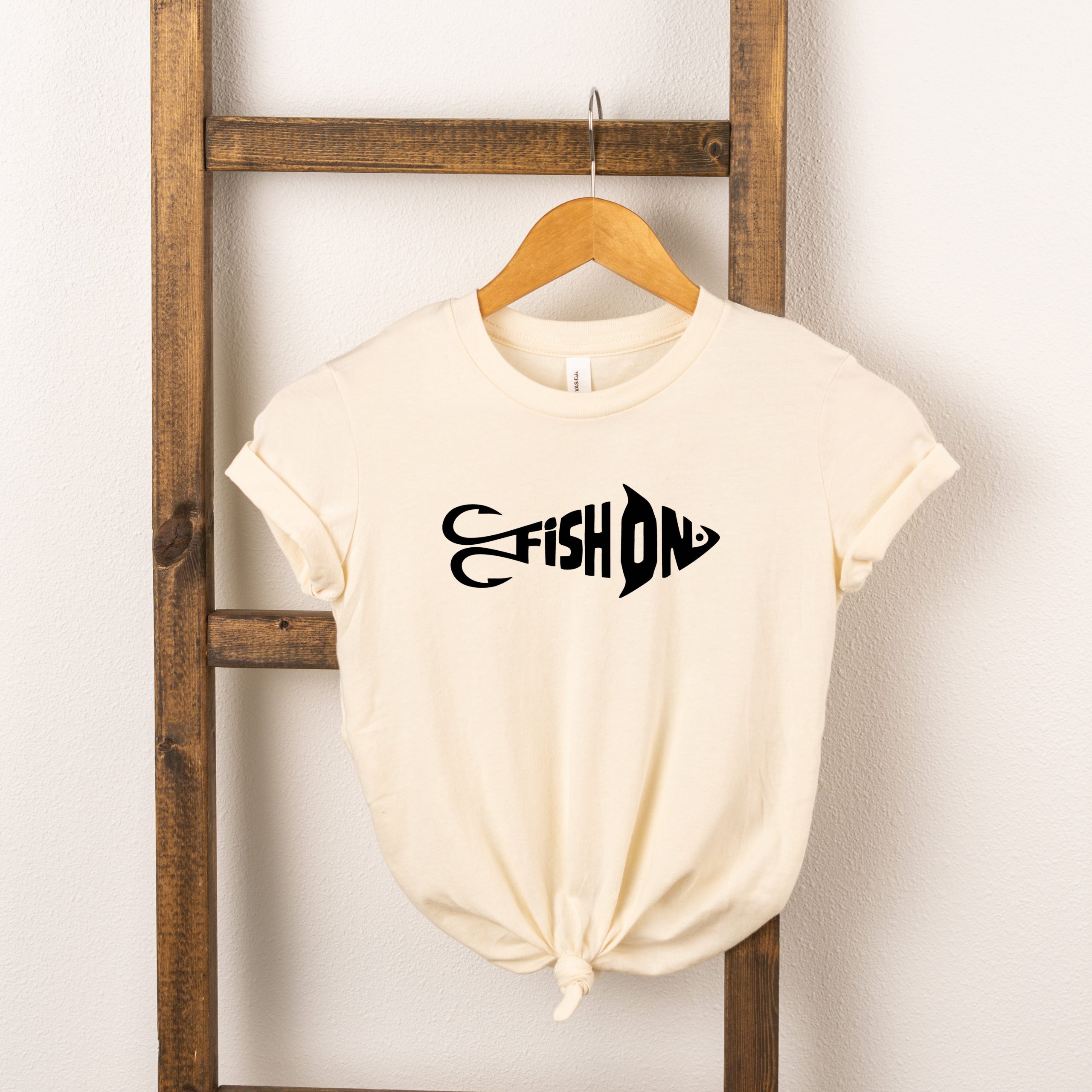 The Juniper Shop Toddler | Fish On Short Sleeve Crew Neck - Image 2