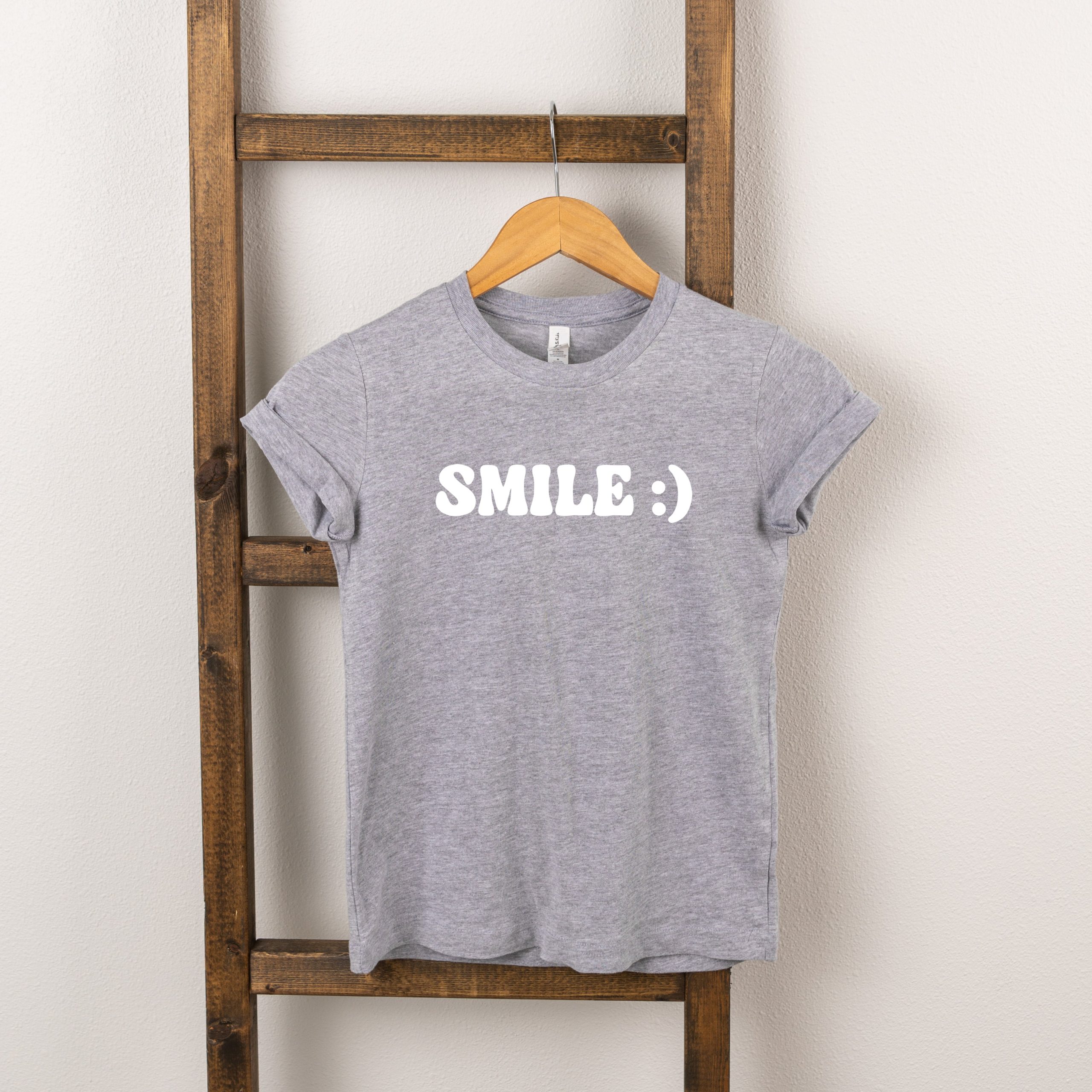 The Juniper Shop Toddler Smile Emoji Short Sleeve Crew Neck - Image 4