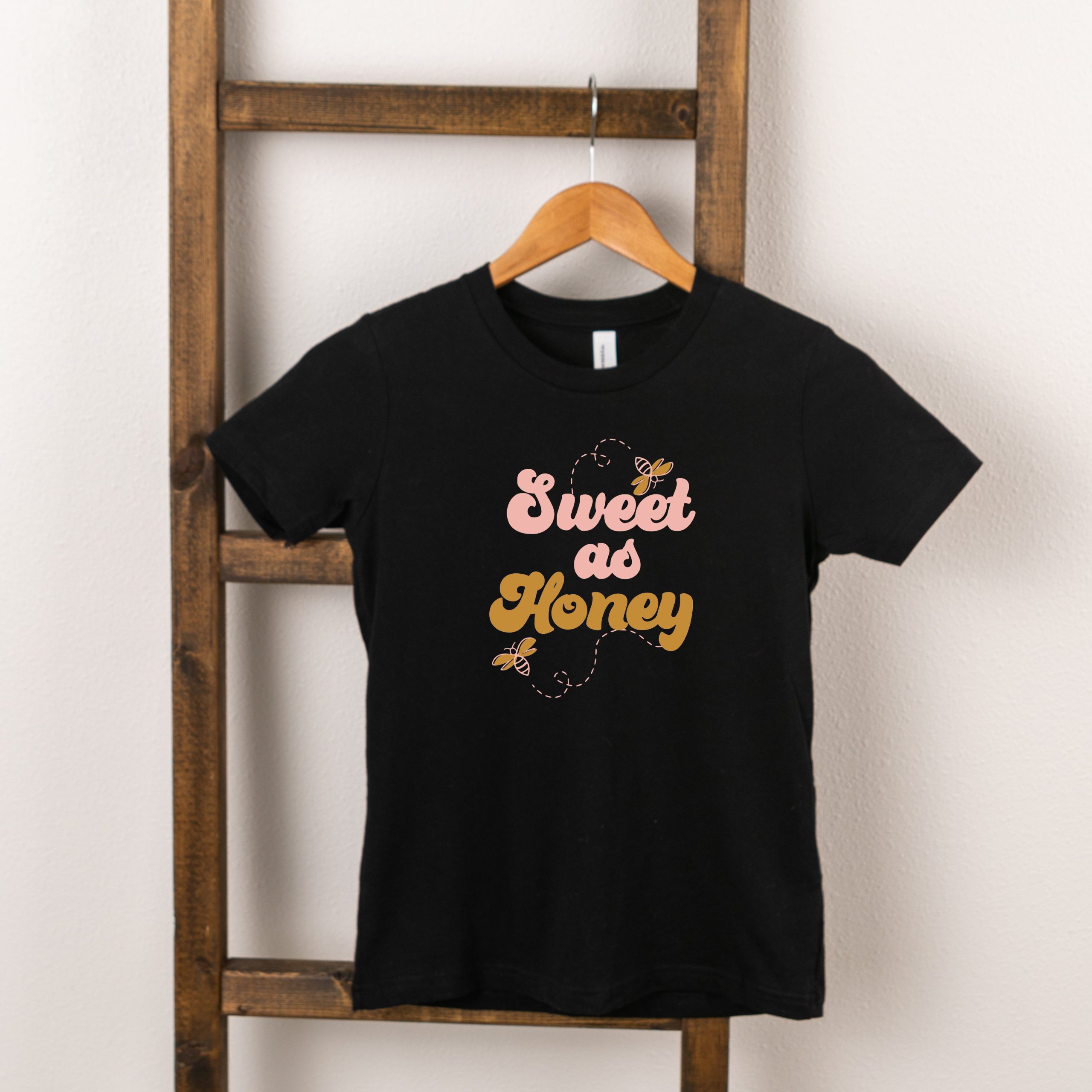 The Juniper Shop Toddler Sweet As Honey Short Sleeve Crew Neck
