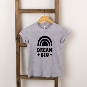 The Juniper Shop Toddler Dream Big Rainbow Short Sleeve Crew Neck