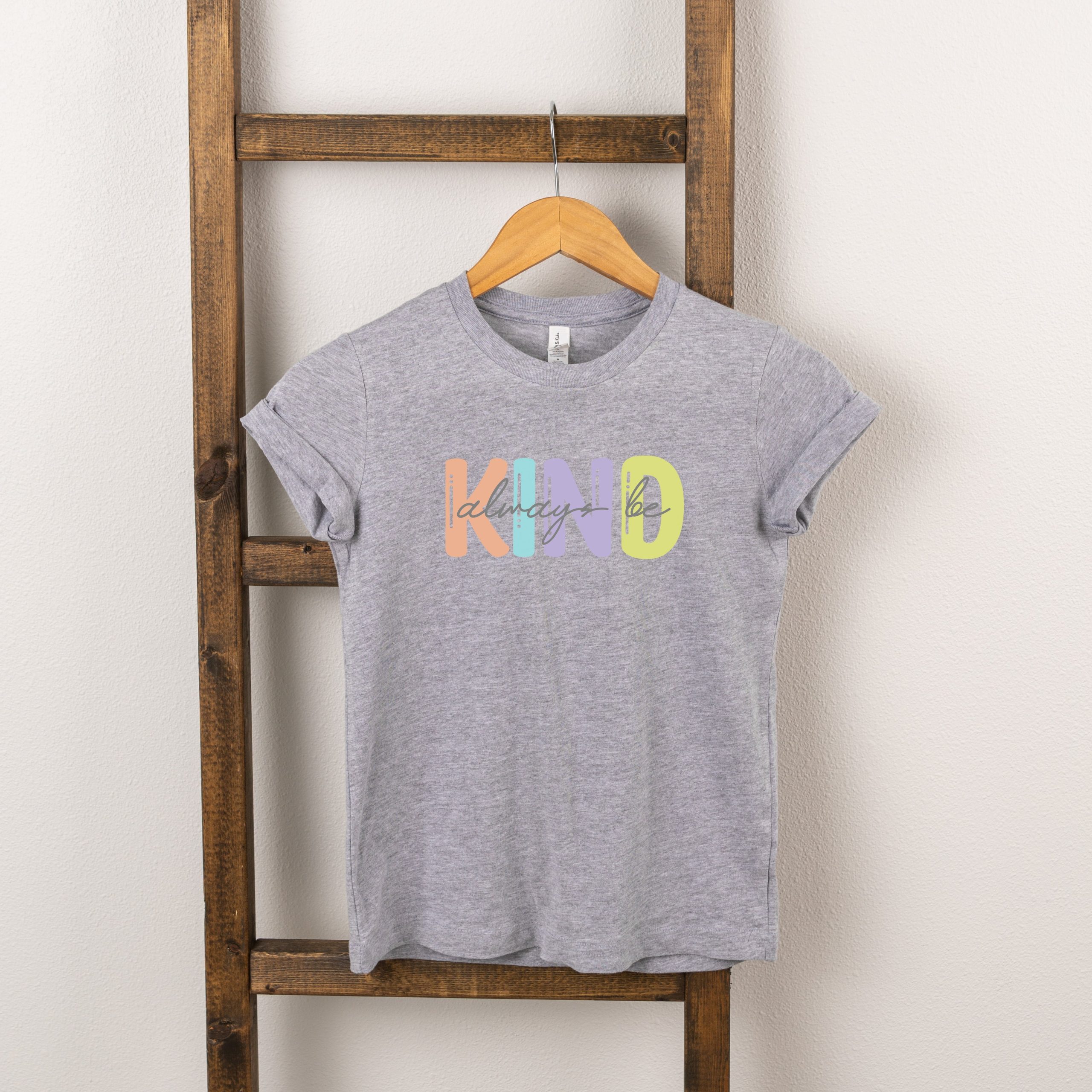 The Juniper Shop Toddler Always Be Kind Short Sleeve Crew Neck - Image 3