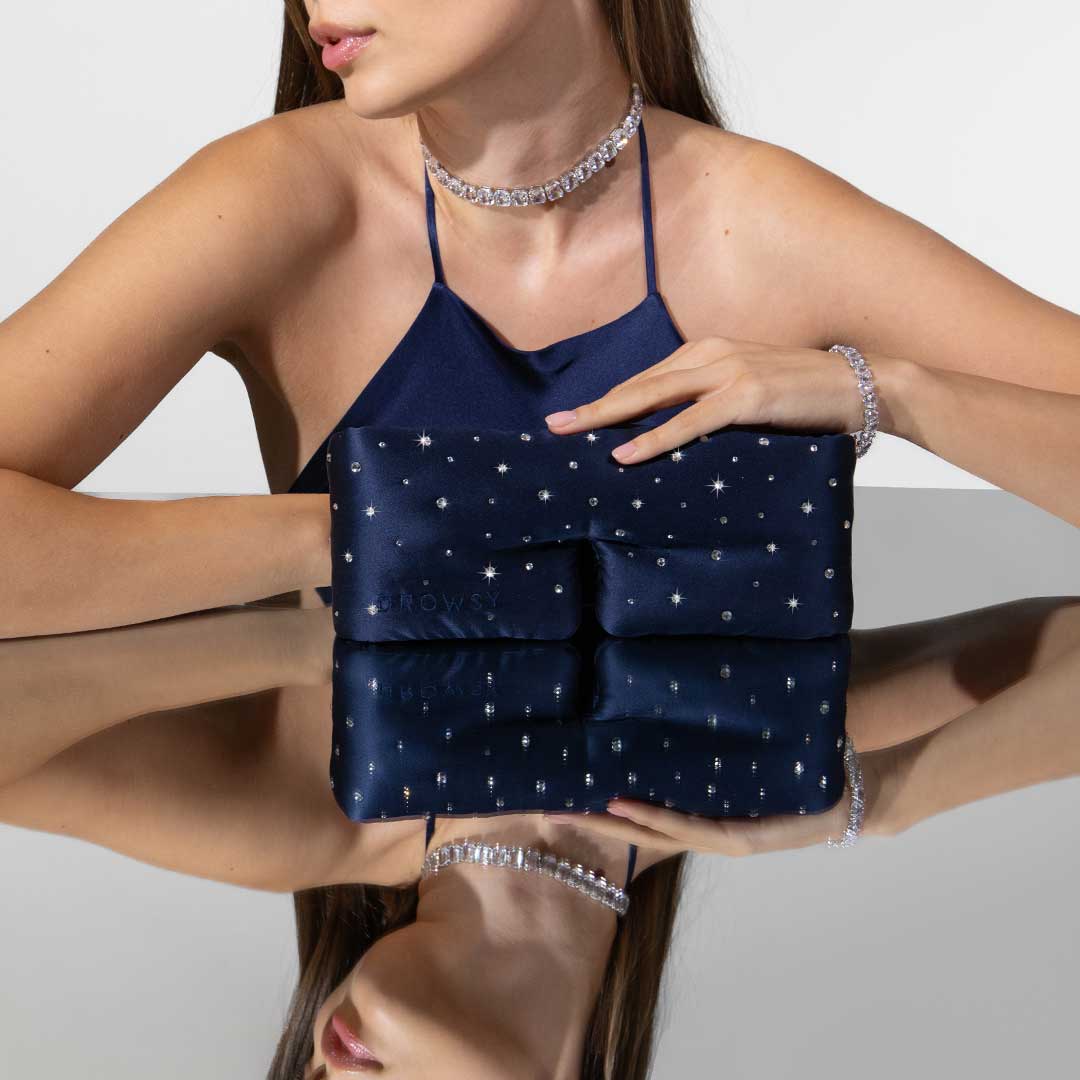 Drowsy Sleep Co. Silk Sleep Eye Mask Crystals by Swarovski? - Image 11
