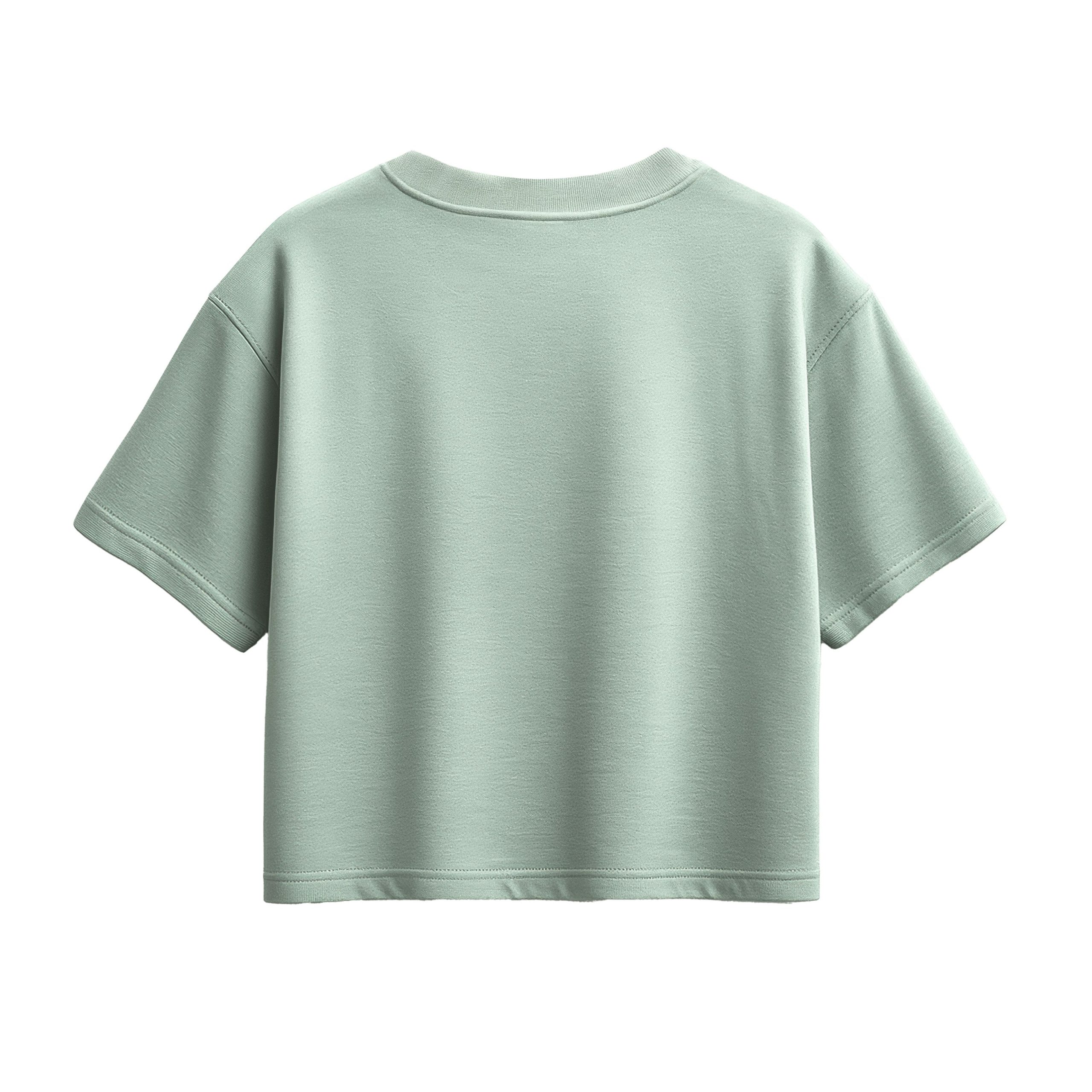 Instant Message - Leopard Print Christmas Trees - Youth Girl Short Sleeve Boxy Tee - Image 11