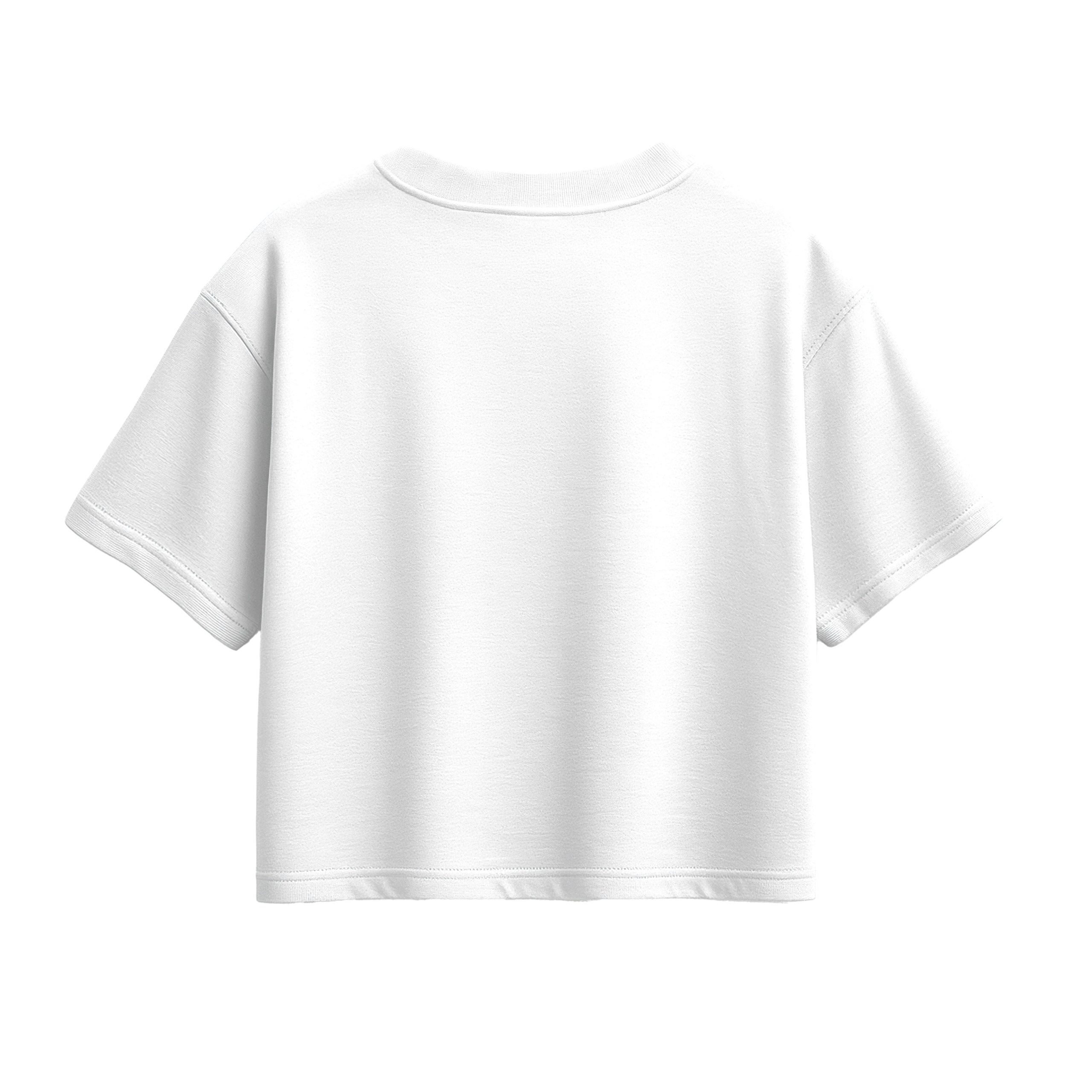 Instant Message - Christmas Highland Cow - Youth Girl Short Sleeve Boxy Tee - Image 8