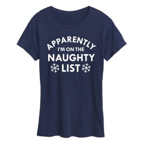 Instant Message - Apparently On The Naughty List - Women's Short Sleeve Graphic T-shirt
