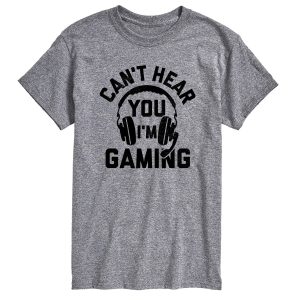 Instant Message - Cant Hear You Gaming - Men's Long Sleeve Graphic T-shirt
