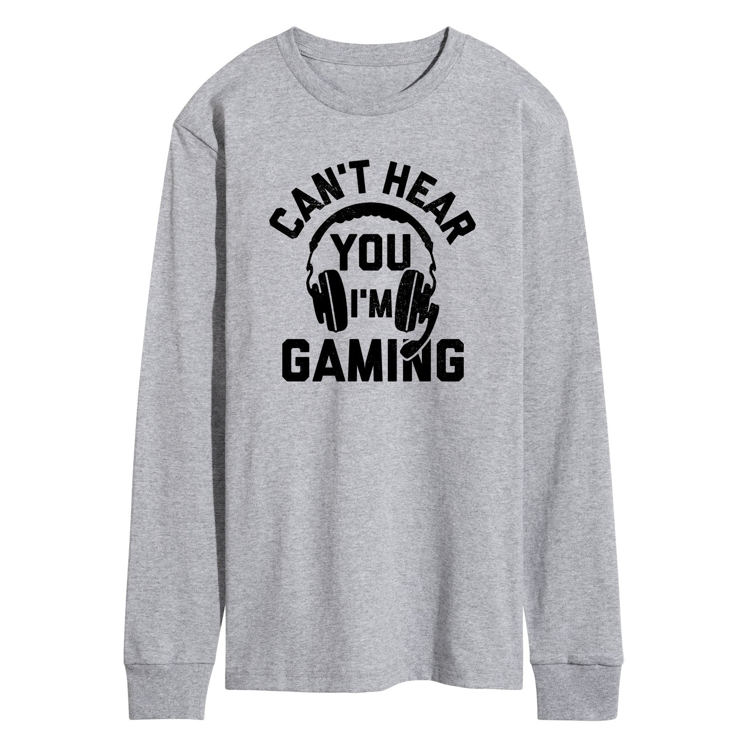 Instant Message - Cant Hear You Gaming - Men's Long Sleeve Graphic T-shirt