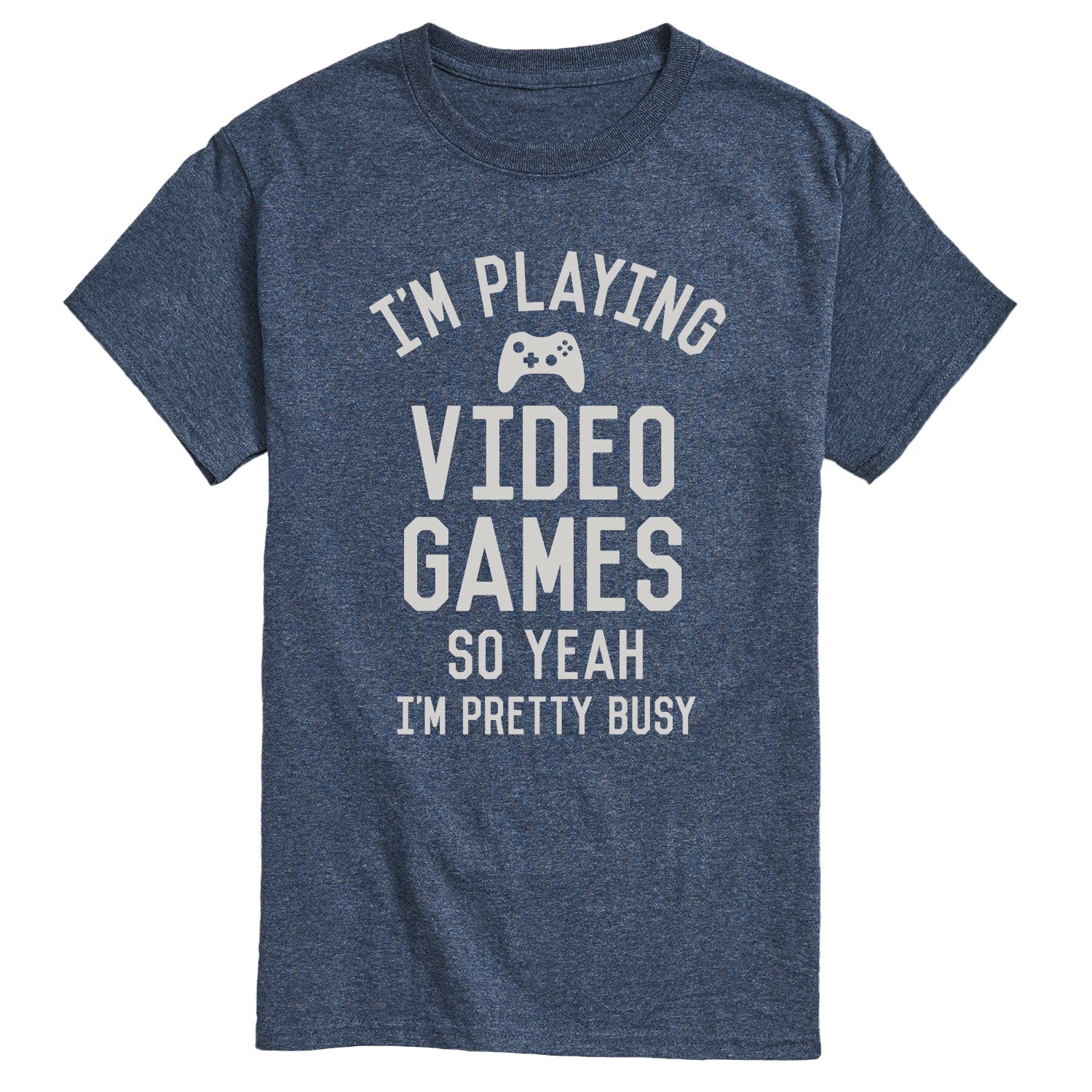 Instant Message - I'm Playing Video Games Yeah Busy - Men's Short Sleeve Graphic T-Shirt - Image 3