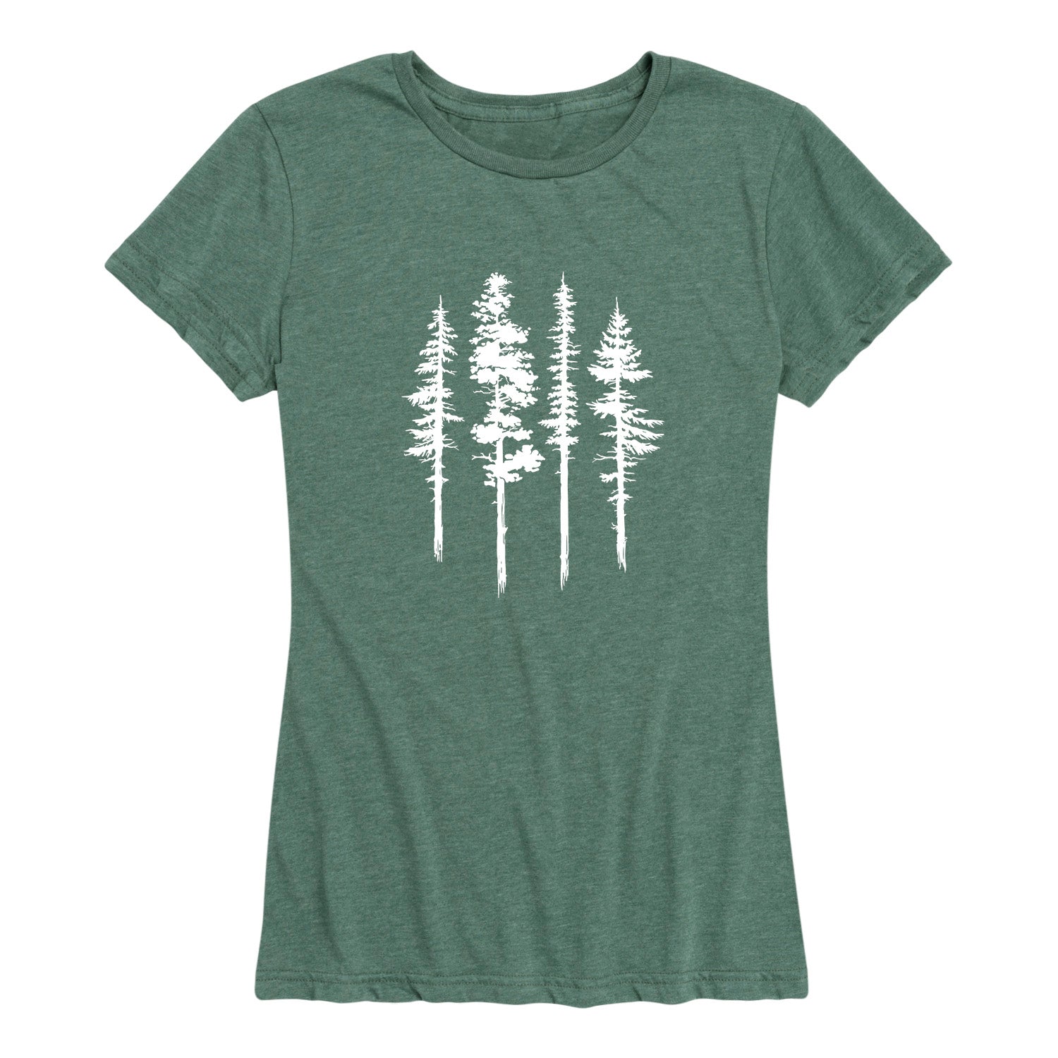 Instant Message - Abstract Trees - Women's Short Sleeve Graphic T-Shirt