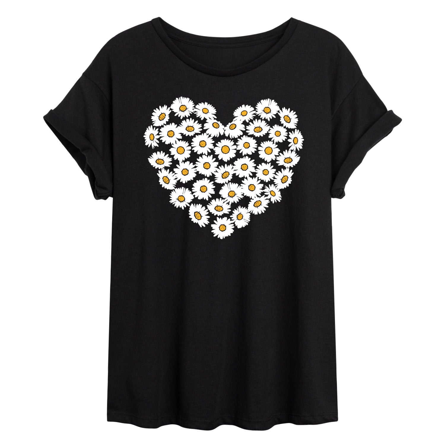Instant Message - Daisy Heart - Women's Graphic T-shirt