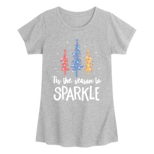 Instant Message - Season to Sparkle - Youth Girls Short Sleeve T-shirt