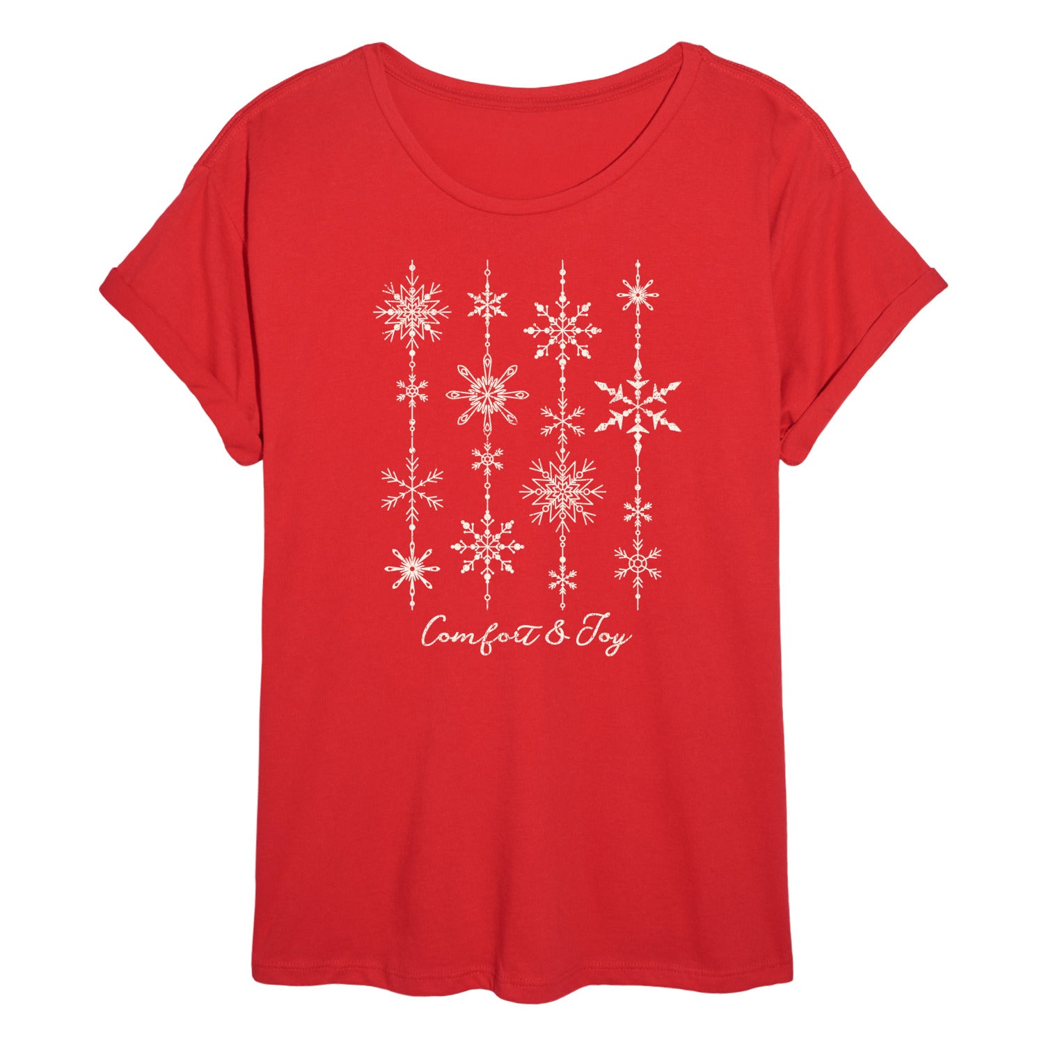 Instant Message - Comfort and Joy Snow - Womens Graphic T-shirt - Image 2
