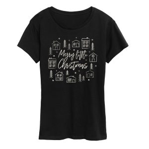 Instant Message - Merry Little Christmas - Women's Short Sleeve Graphic T-shirt
