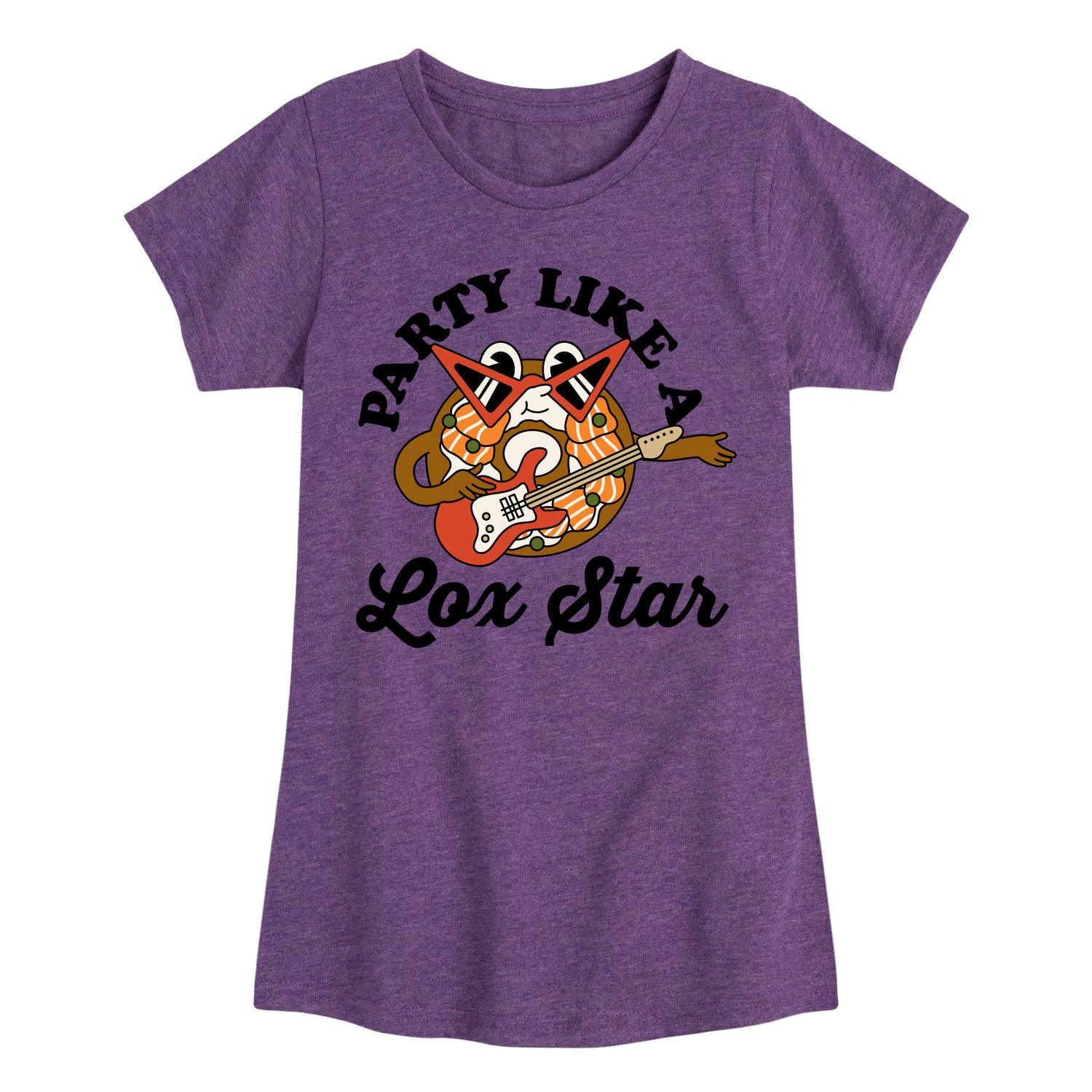 Instant Message - Party Like A Lox Star - Youth Girls Short Sleeve T-shirt - Image 5