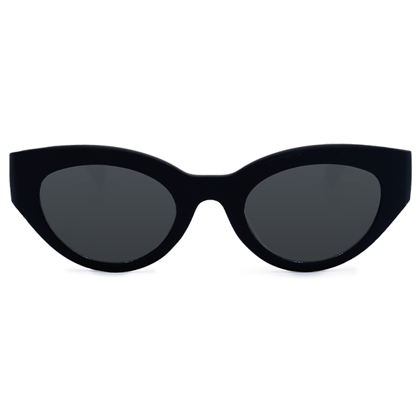TopFoxx Sustainable Elizabeth - Women's Black Sunglasses - Image 2