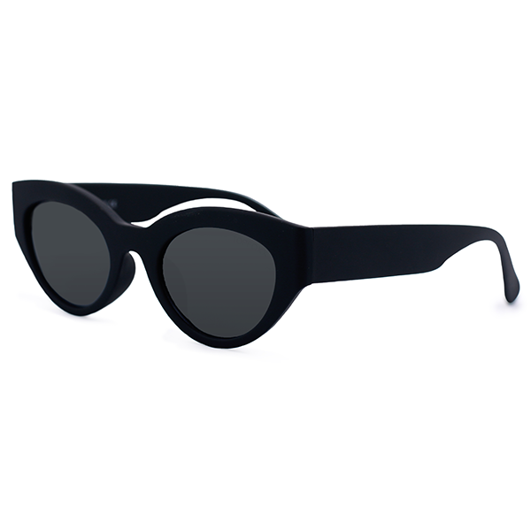 TopFoxx Sustainable Elizabeth - Women's Black Sunglasses