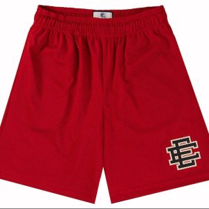 Eric Emanuel Men's Baggy Shorts Core Ss24 - Bscormsh-Redblk
