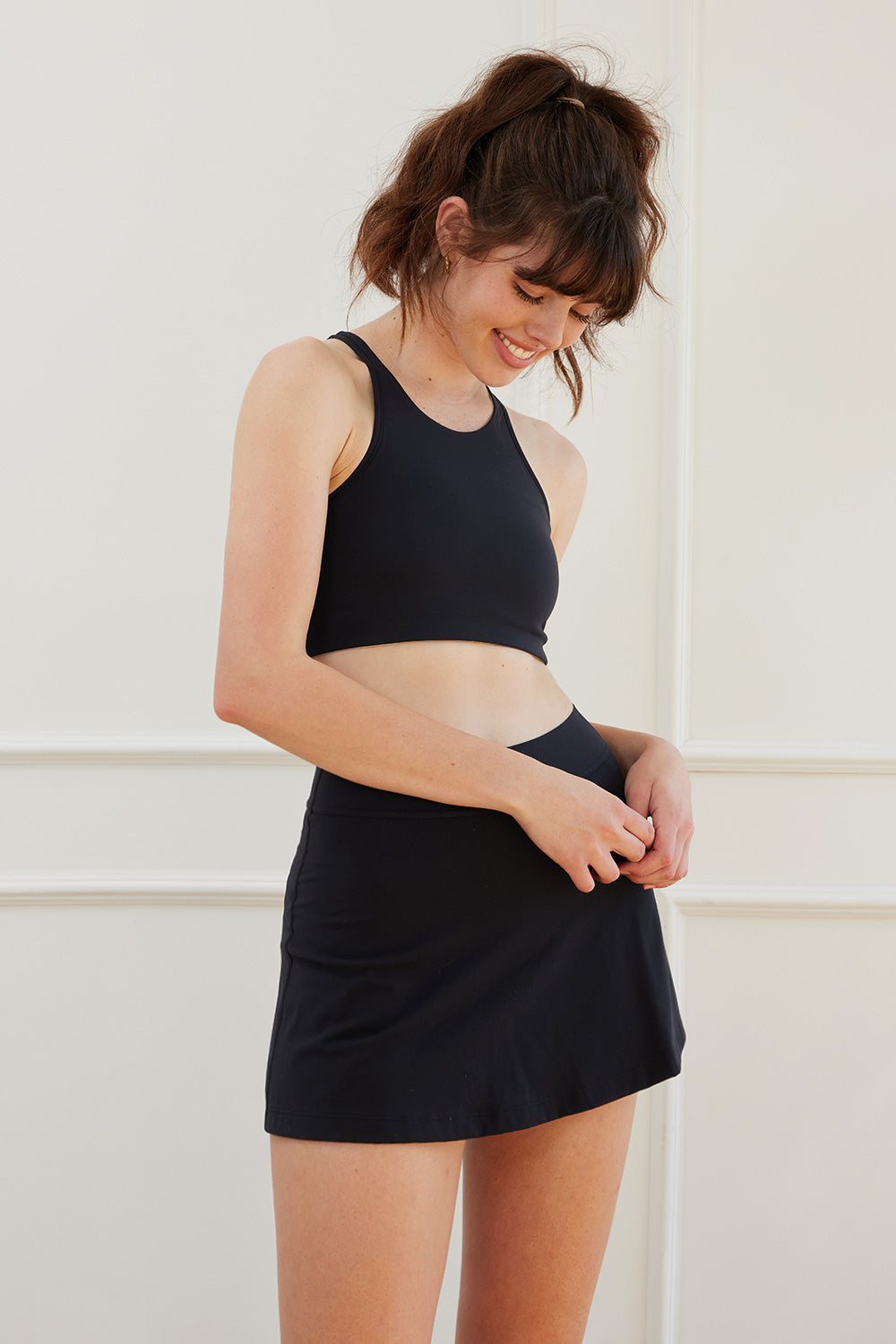 Cream Yoga Women's Evelyn skort black - Image 2