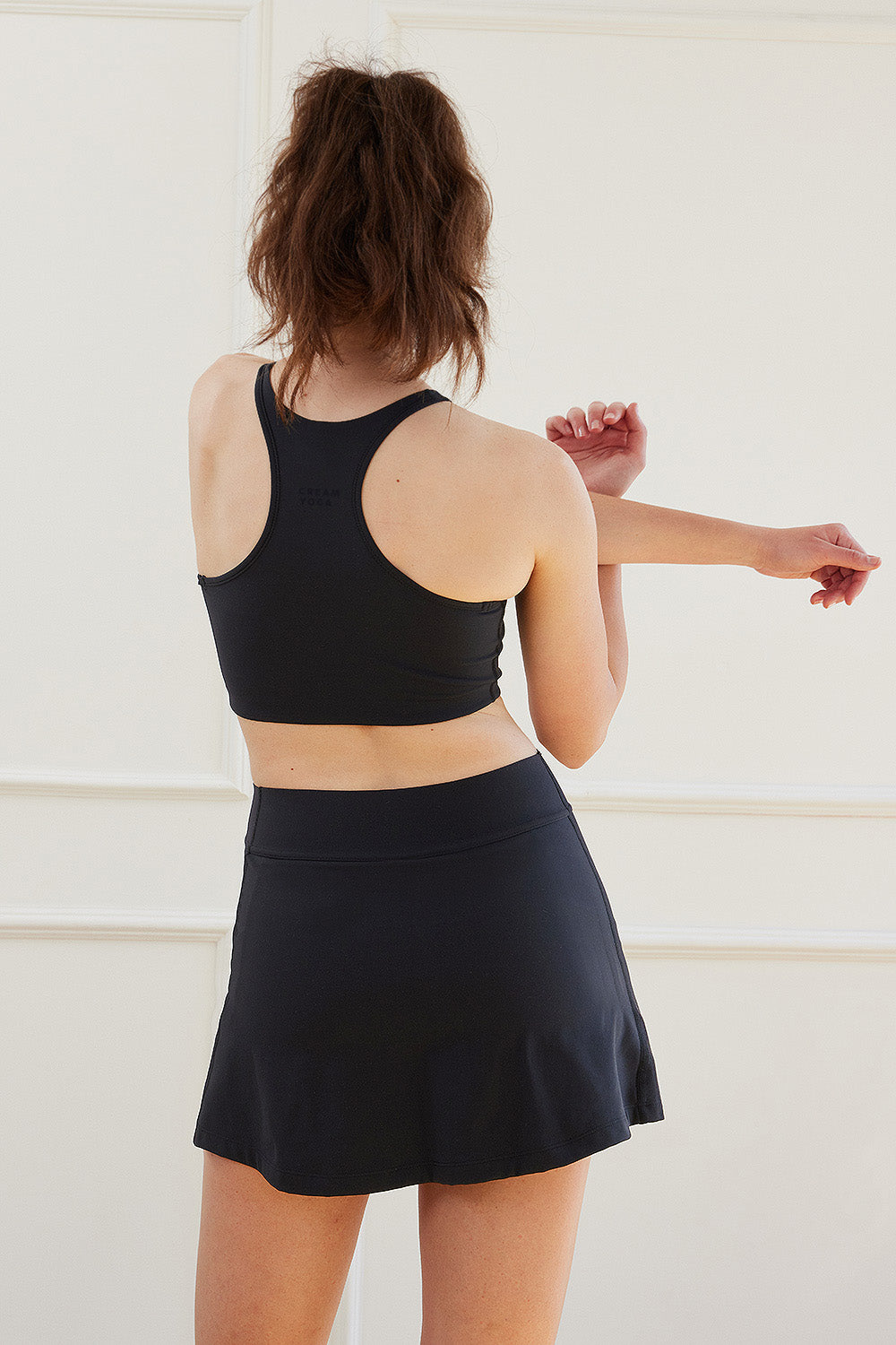 Cream Yoga Women's Evelyn skort black - Image 4