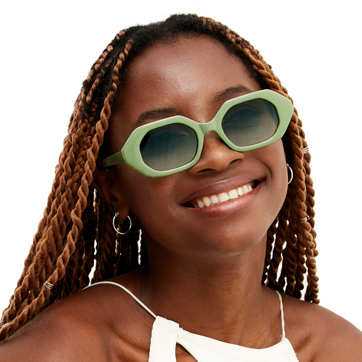 TopFoxx Came To Win - Green Women's Sunglasses - Image 3