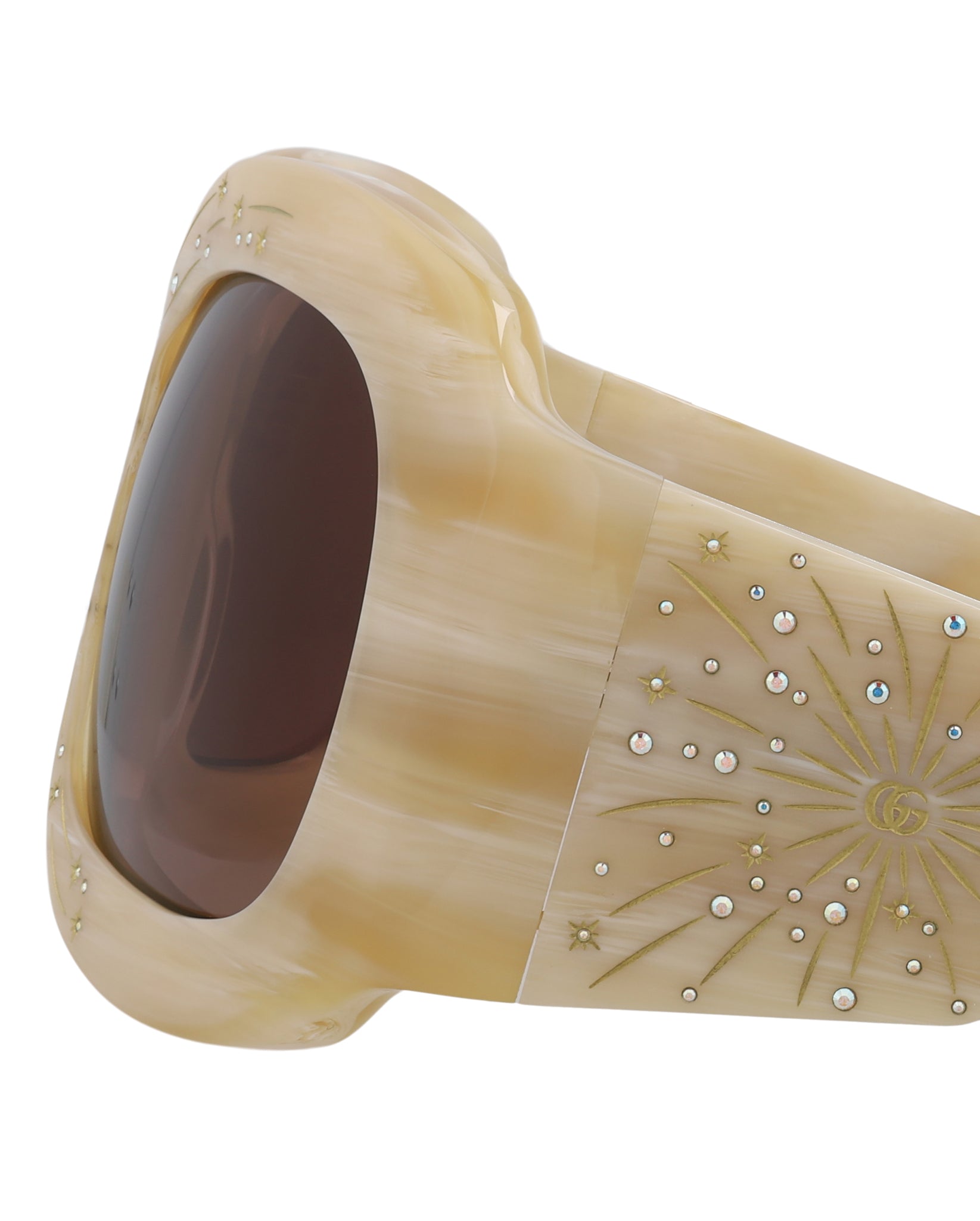 Gucci Shield-Frame Acetate Sunglasses - GG1093S-30012829-003 - Image 4