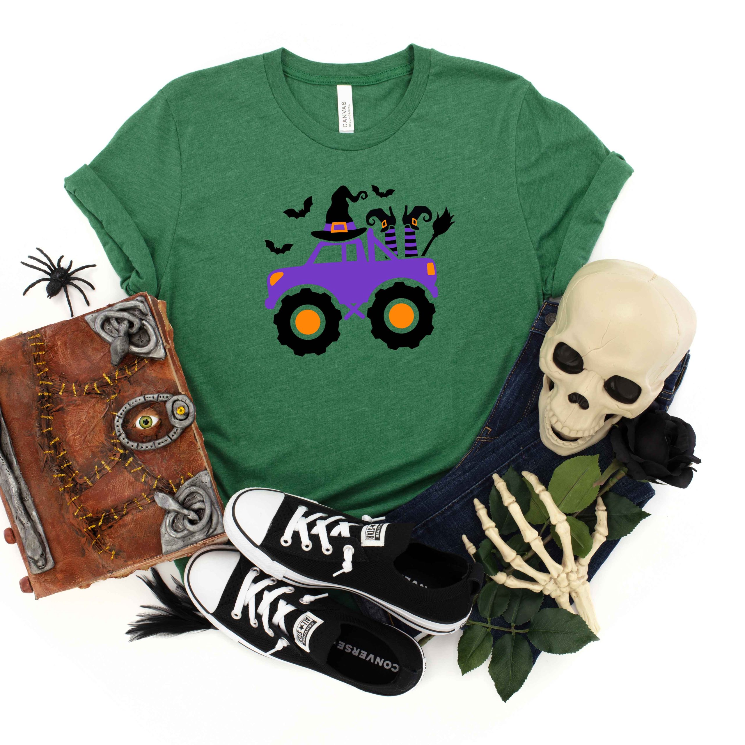 The Juniper Shop Youth Halloween Truck Graphic Short Sleeve Tee