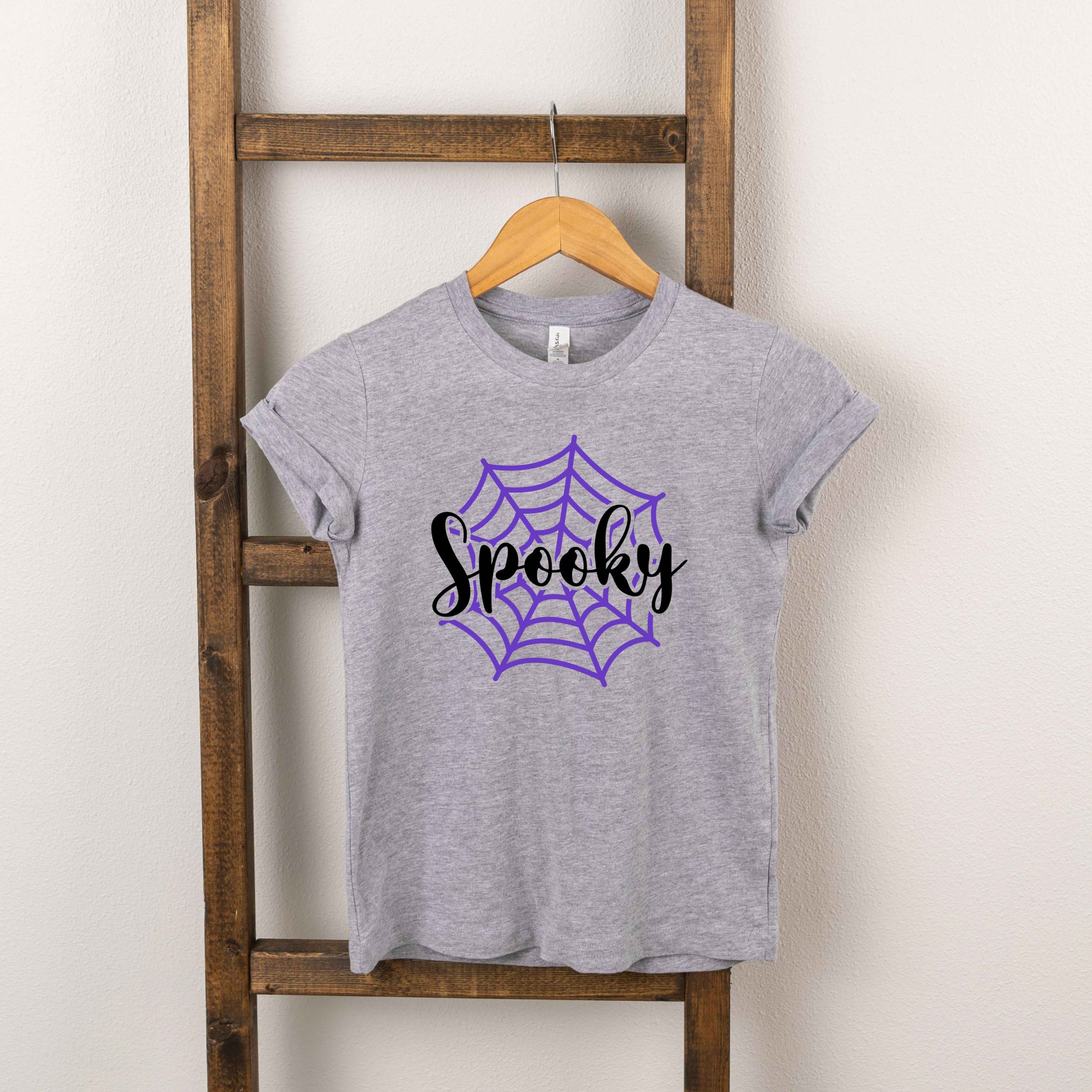 The Juniper Shop Toddler Spooky Web Graphic Short Sleeve Tee - Image 2