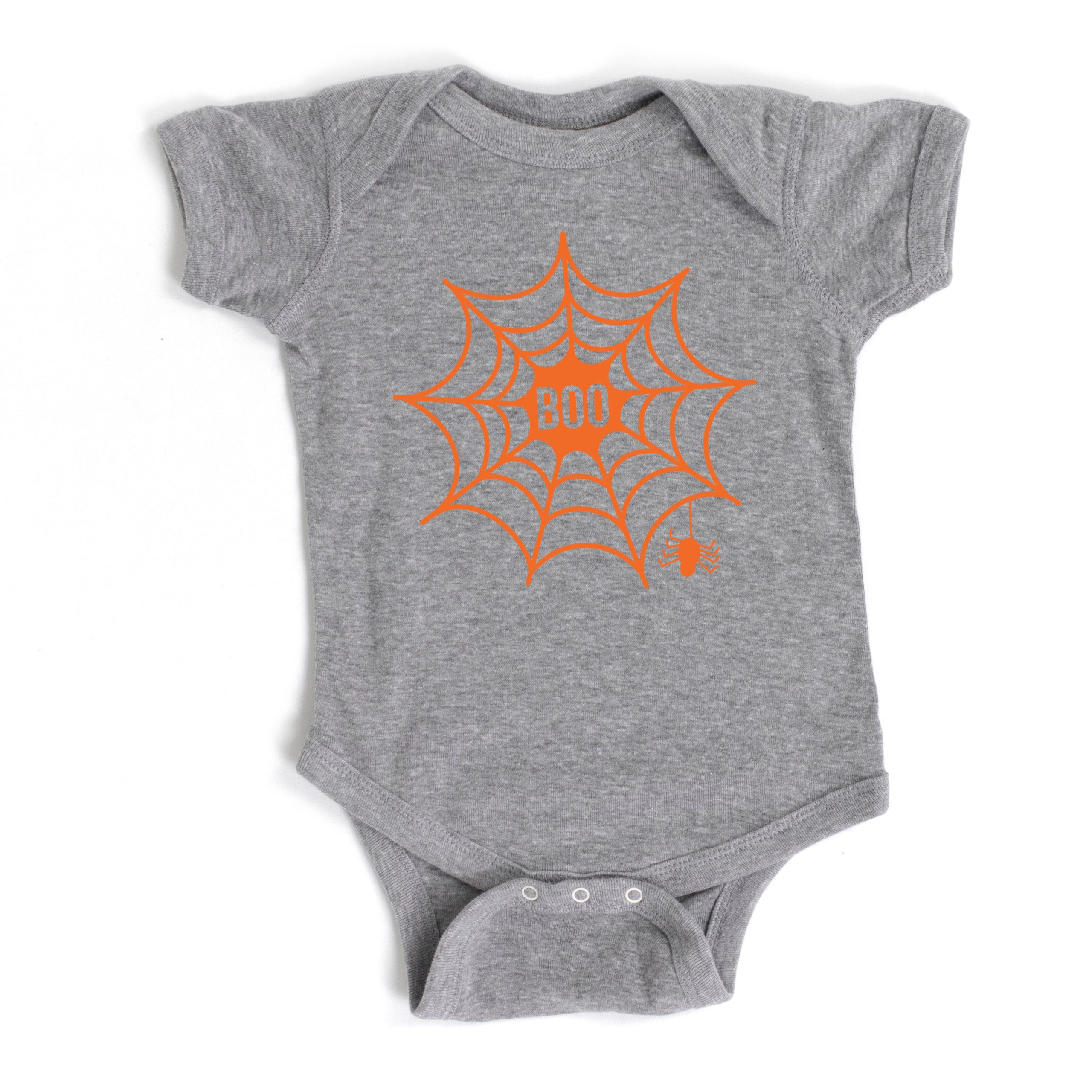 The Juniper Shop Baby Boo Web Baby Graphic Short Sleeve Onesie - Image 2