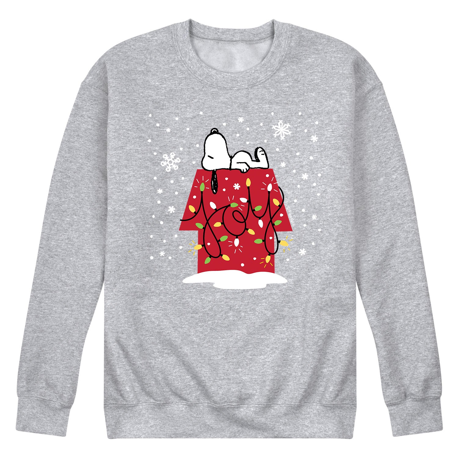 Peanuts - Snoopy Joy - Men's Crew Neck Fleece Pullover