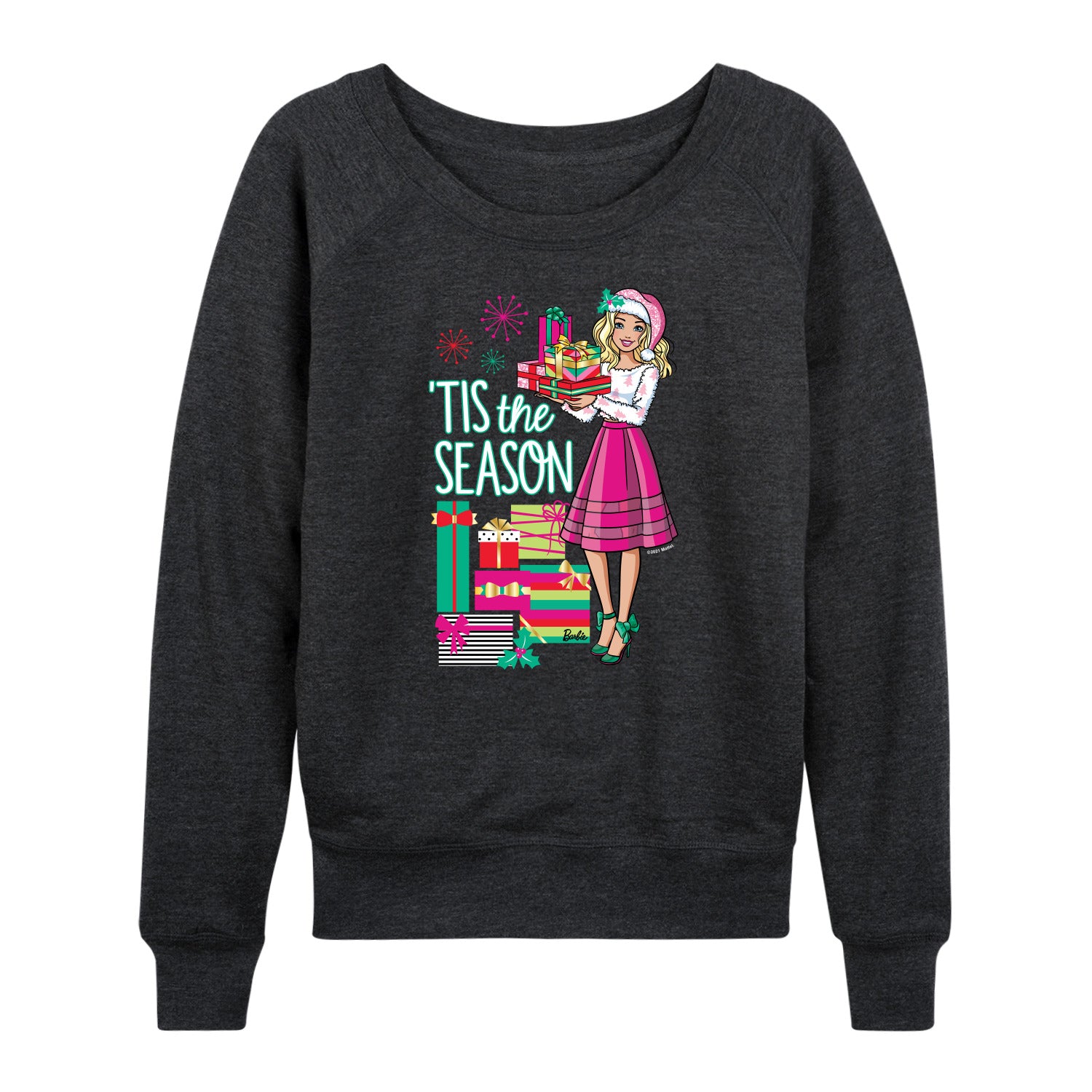 Barbie - Tis The Season - Women's Lightweight French Terry Long Sleeve Shirt