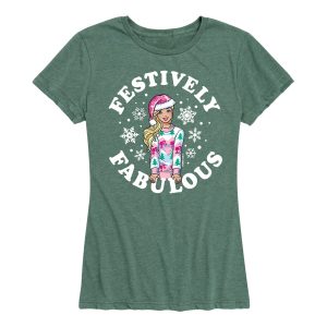 Barbie - Festively Fabulous - Women's Short Sleeve Graphic T-Shirt
