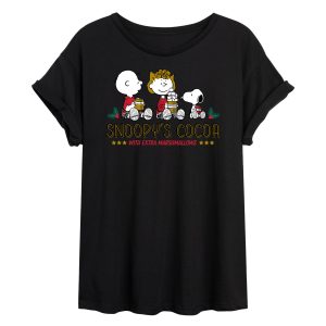 Peanuts - Snoopy's Cocoa - Women's Oversized T-Shirt