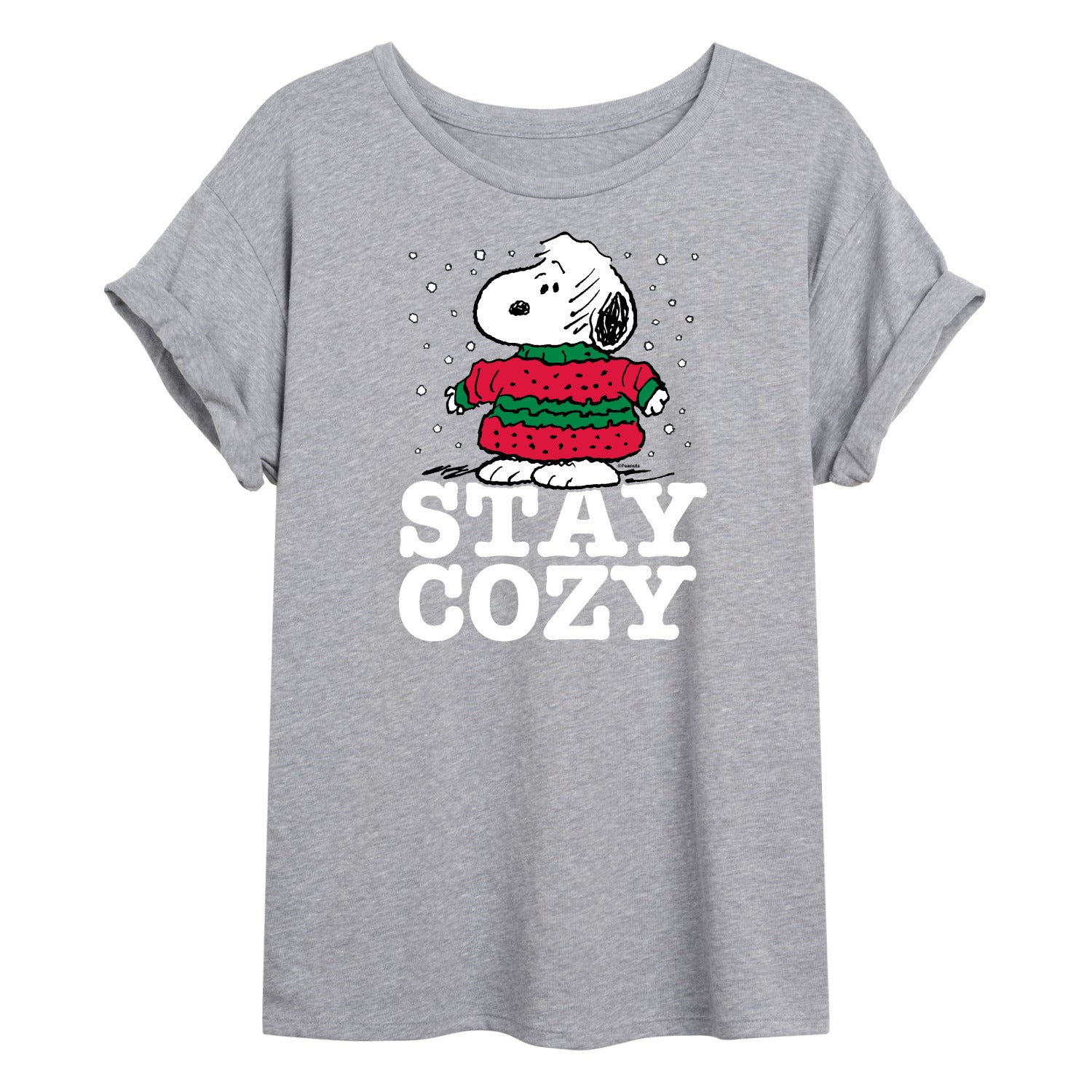 Peanuts - Stay Cozy - Women's Oversized T-Shirt - Image 2