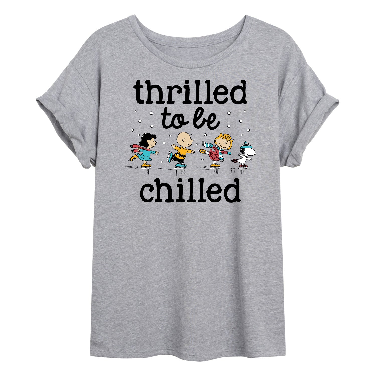 Peanuts - Thrilled To Be Chilled - Women's Oversized T-Shirt