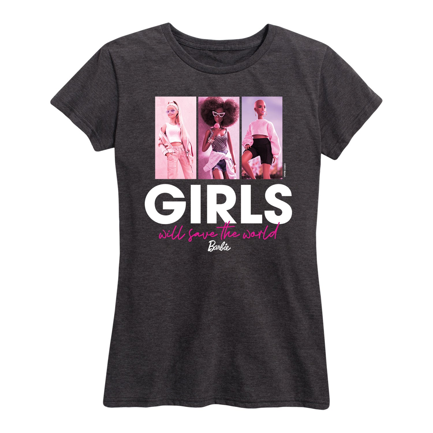 Barbie - Girls Will Save The World - Women's Short Sleeve Graphic T-Shirt