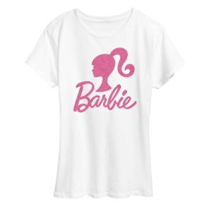 Barbie - Logo Pink Glitter - Women's Short Sleeve Graphic T-Shirt