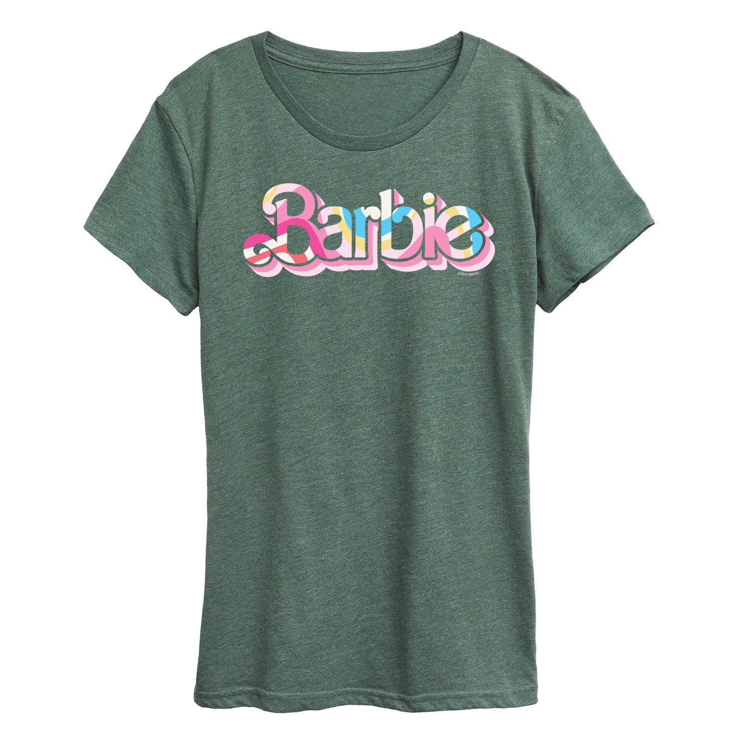 Barbie - Pastel Colored Logo - Women's Short Sleeve Graphic T-Shirt