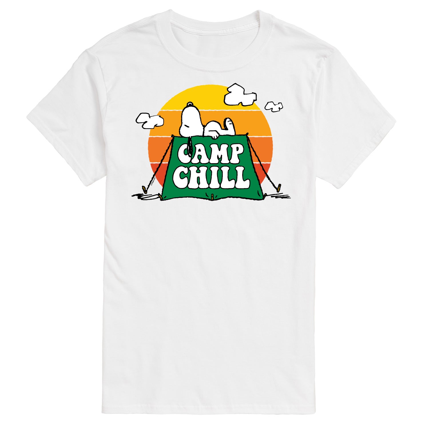 Peanuts - Camp Chill - Men's Short Sleeve Graphic T-Shirt - Image 2