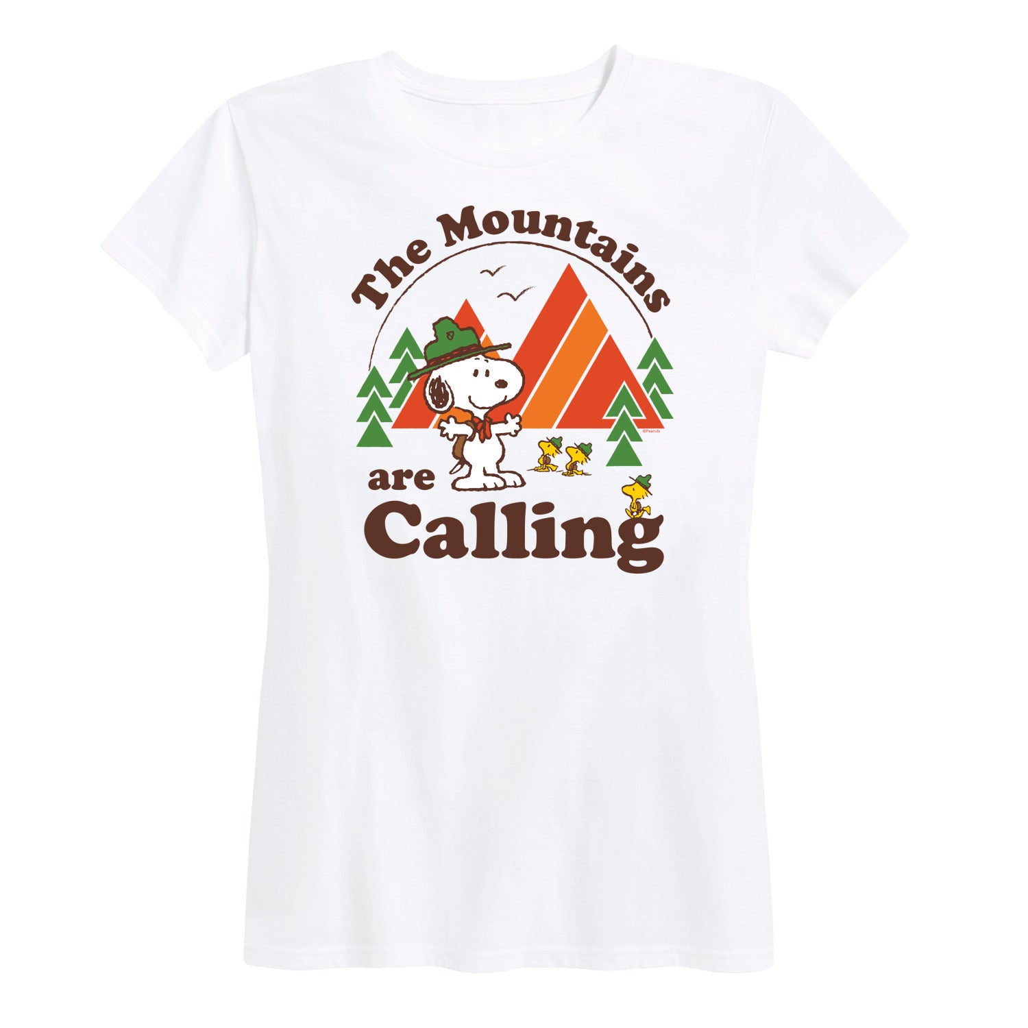 Peanuts - Mountains Are Calling - Women's Short Sleeve Graphic T-Shirt - Image 2
