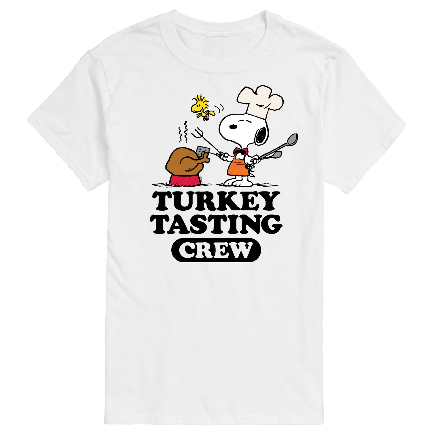 Peanuts - Turkey Tasting Crew - Men's Short Sleeve Graphic T-Shirt - Image 3