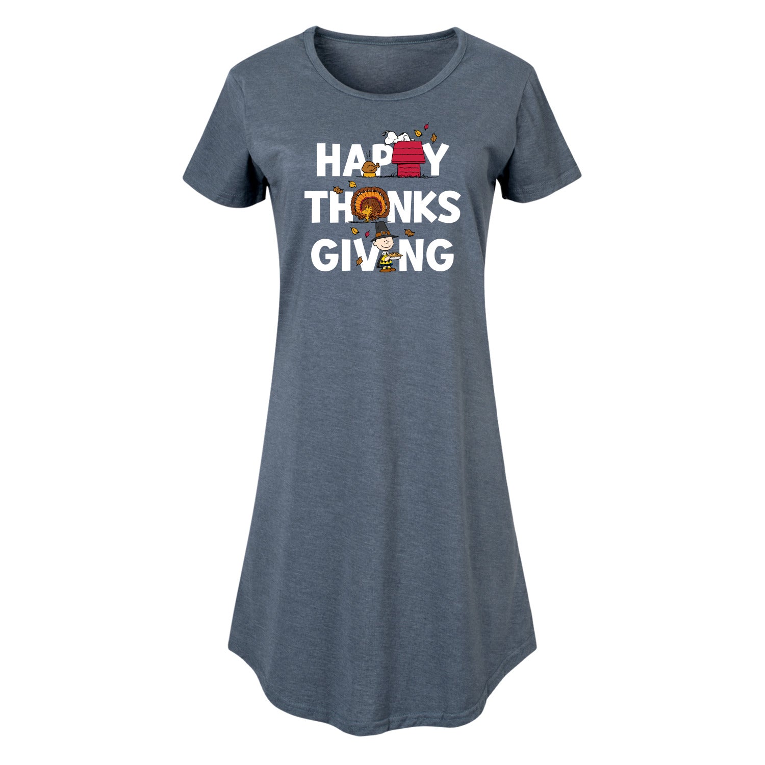 Peanuts - Happy Thanksgiving Icons - Women's Any Way Dress - Image 2