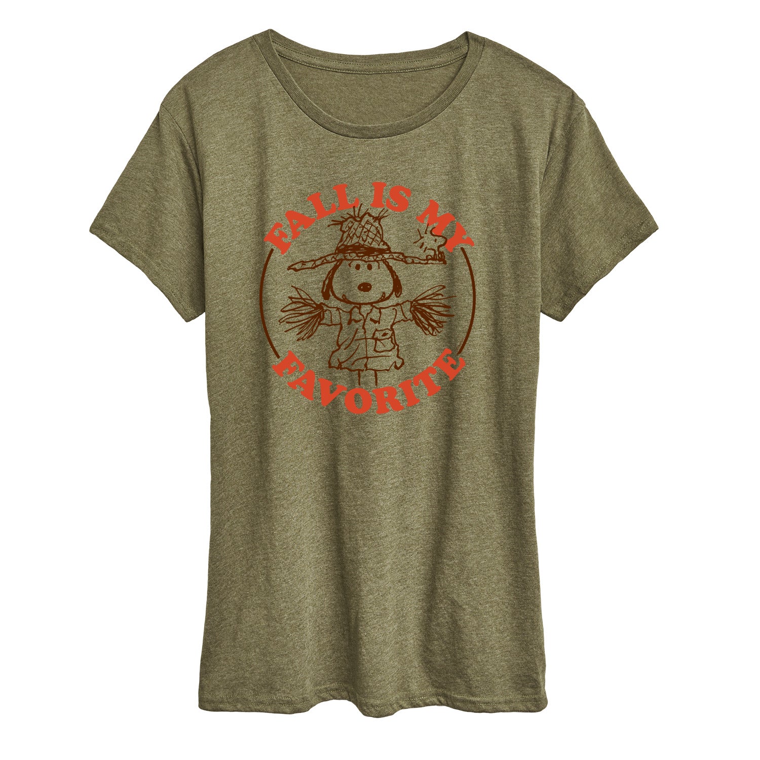 Peanuts - Fall Is My Favorite - Women's Short Sleeve Graphic T-Shirt