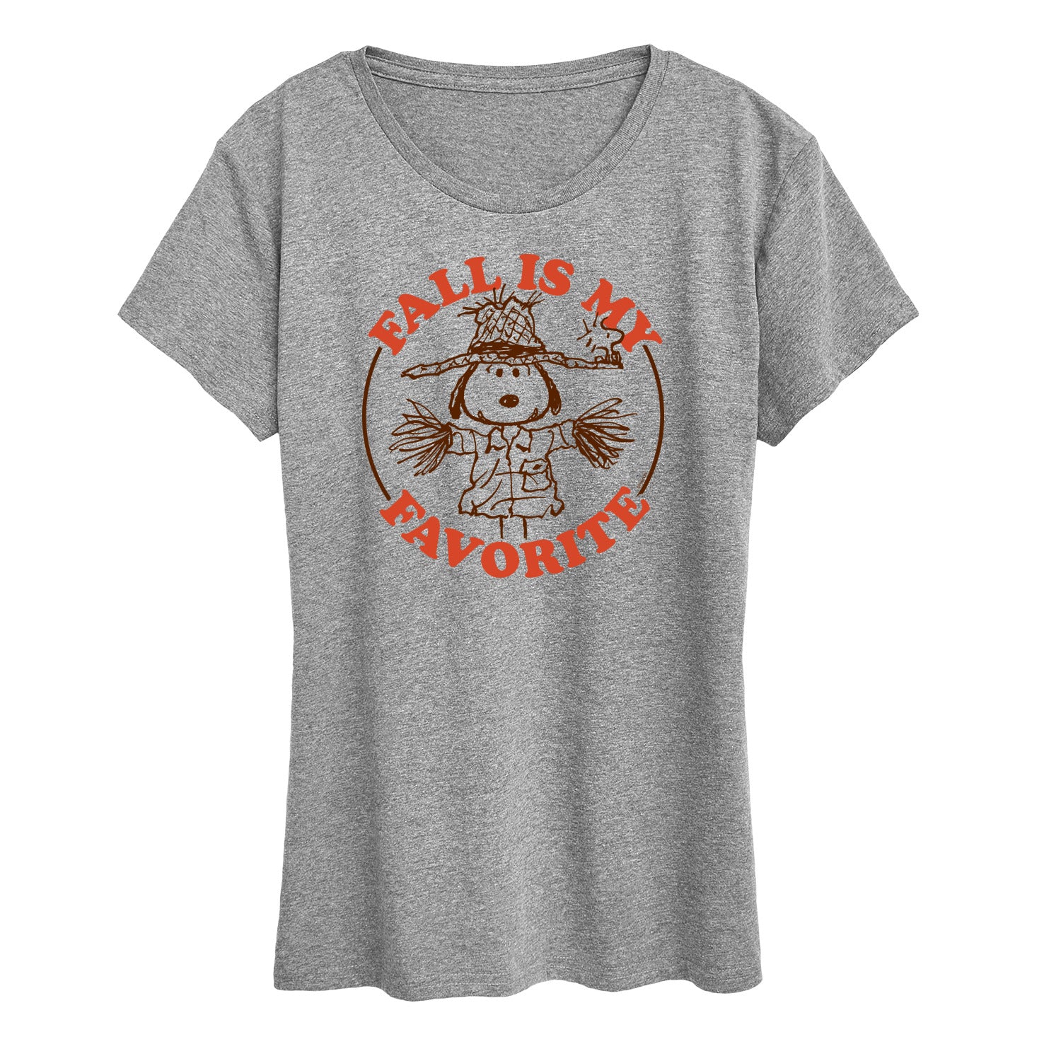 Peanuts - Fall Is My Favorite - Women's Short Sleeve Graphic T-Shirt - Image 2