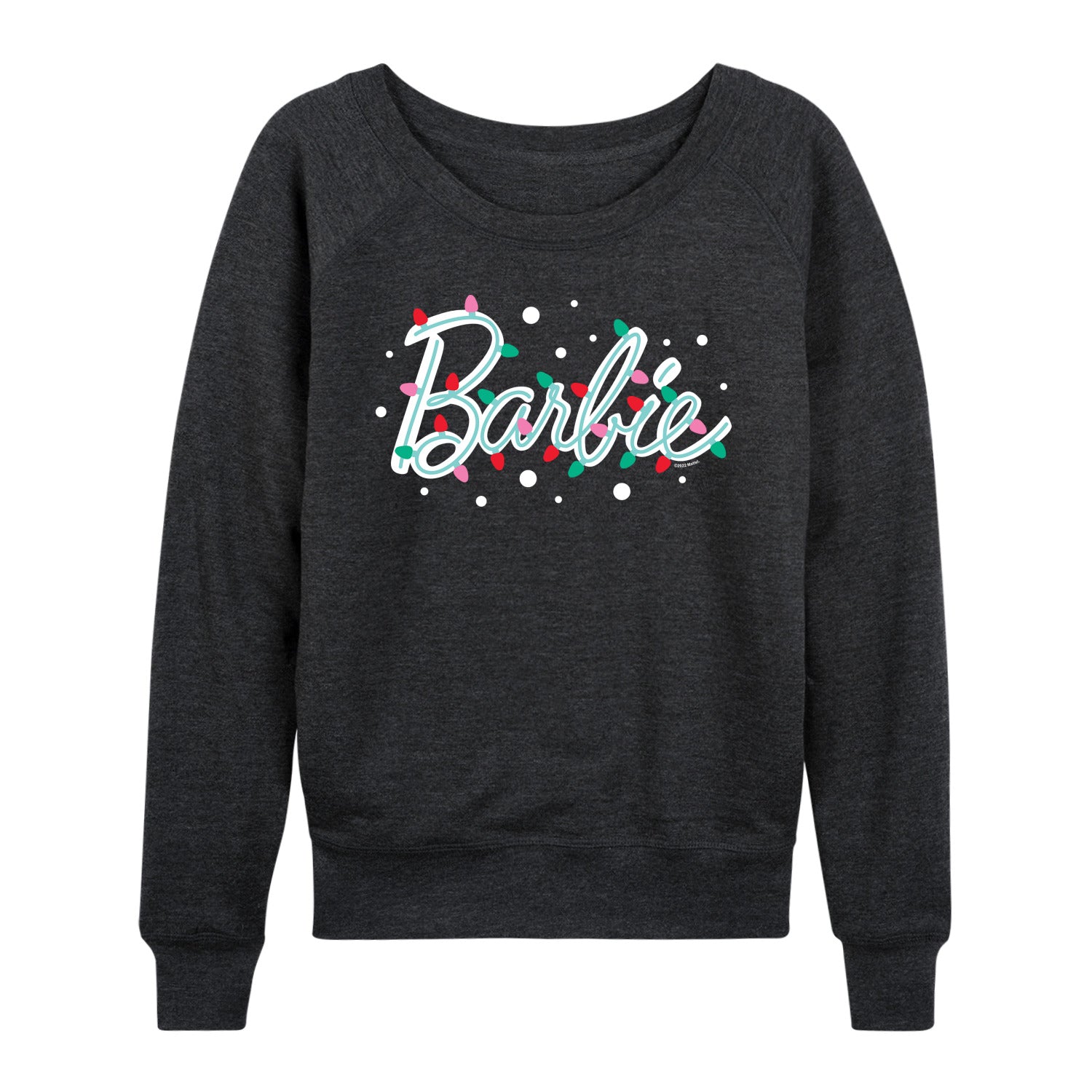 Barbie - Holidays & Christmas - Tangled Lights - Women's Lightweight French Terry Long Sleeve Shirt