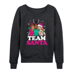 Barbie - Holidays & Christmas - Team Santa - Women's Lightweight French Terry Long Sleeve Shirt
