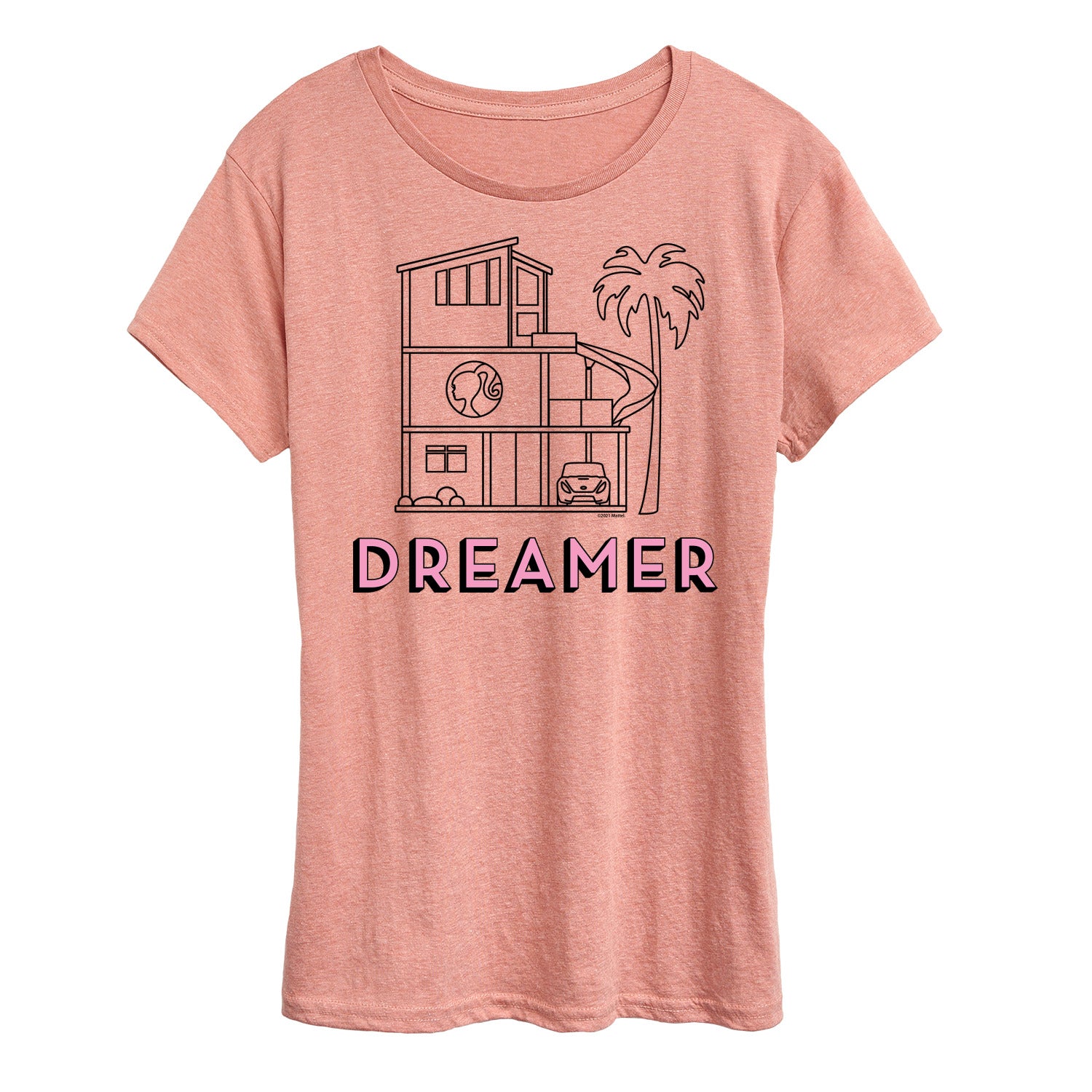 Barbie - Dreamer - Original Dreamhouse Layout - Women's Short Sleeve Graphic T-Shirt